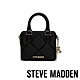 STEVE MADDEN-BAVAIL 緞面菱格紋磁吸式方型小包-黑色 product thumbnail 1
