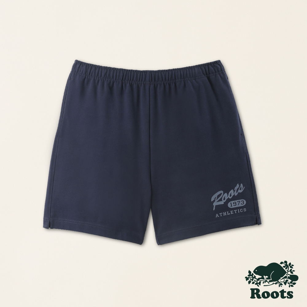 Roots 男裝- WARM UP短褲-藍色