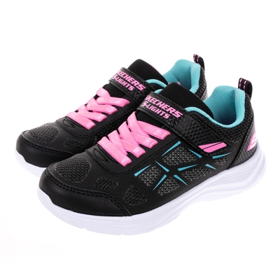 SKECHERS 女童系列 燈鞋 GLIMMER KICKS - 302319LBLK