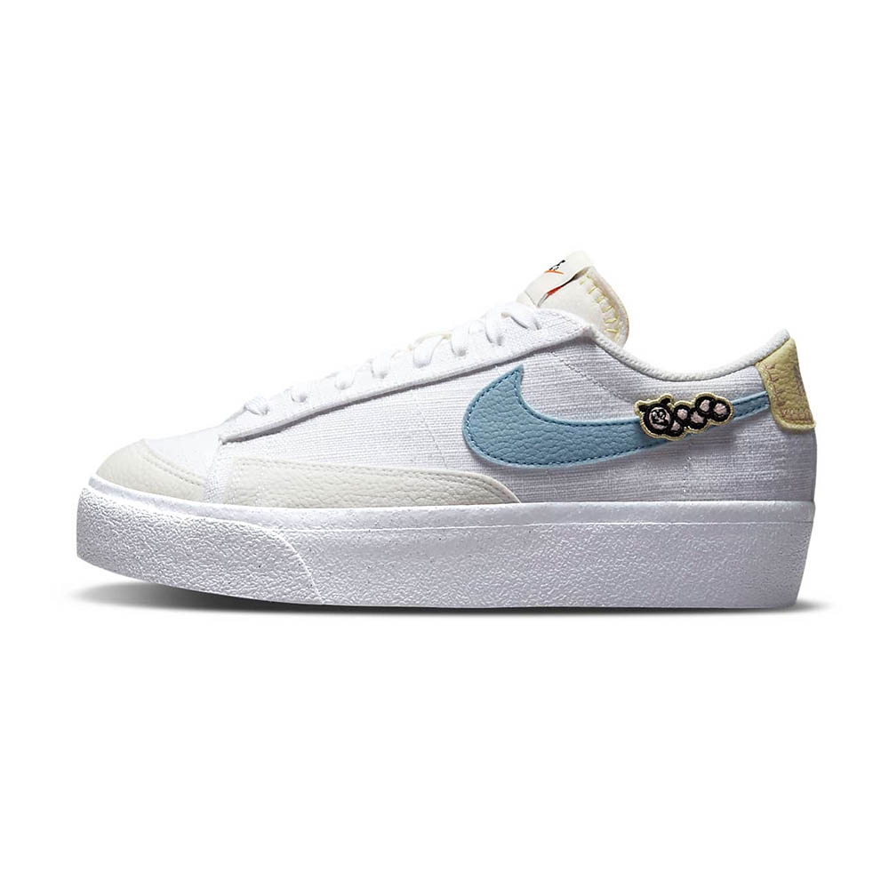 Nike Blazer Low Platform SE NN 女鞋 白藍色 經典 低筒 運動 休閒鞋 DJ6376-100