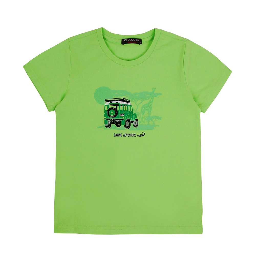 Crocodile Junior小鱷魚童裝- 帥氣吉普車印圖T恤 ( C65436-04 小童款)