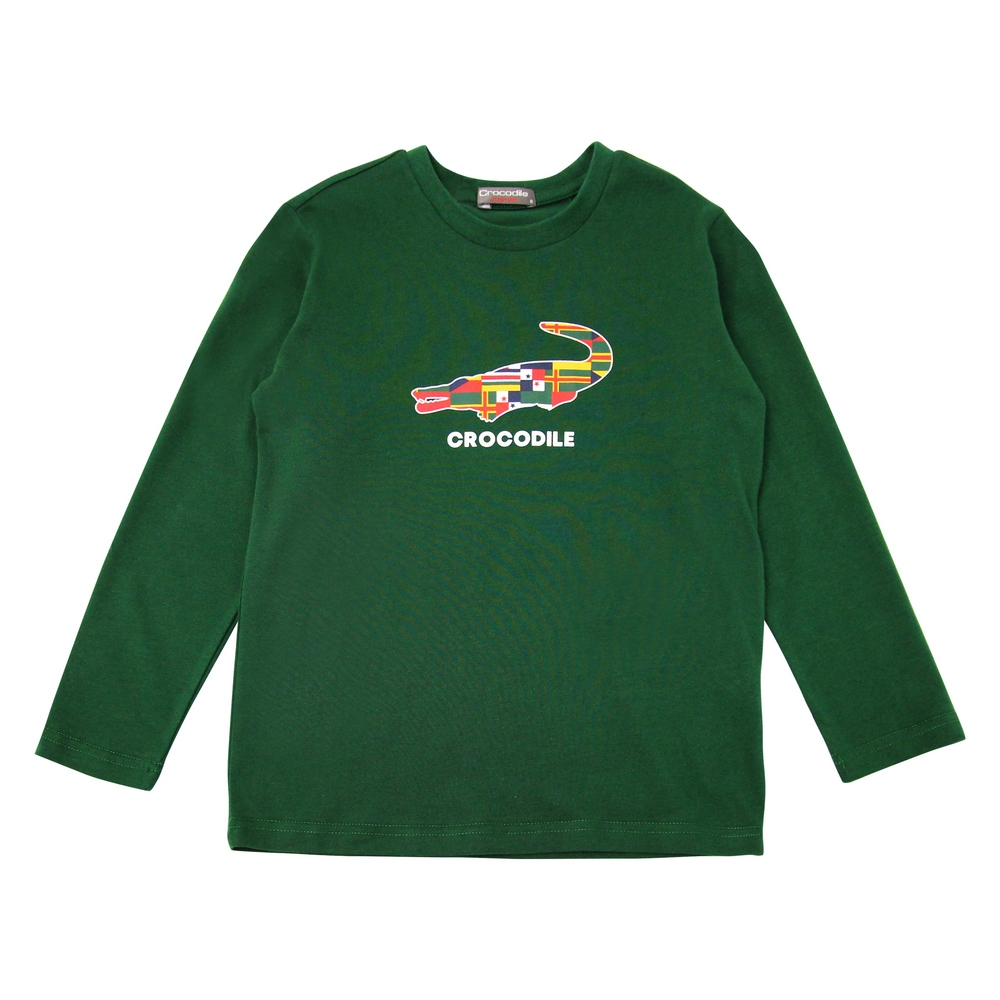 Crocodile Junior小鱷魚童裝- 經典鱷魚印圖T恤 ( U62415-04 小碼款)