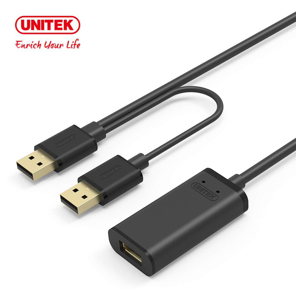 UNITEK USB2.0訊號放大延長線(10M)