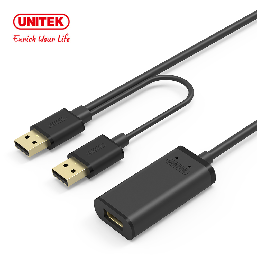 UNITEK USB2.0訊號放大延長線(5M)