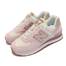 New Balance 休閒鞋 574 復古 經典款 女鞋 紐巴倫 N字鞋 麂皮 穿搭推薦 粉 淺褐 WL574SP2-B