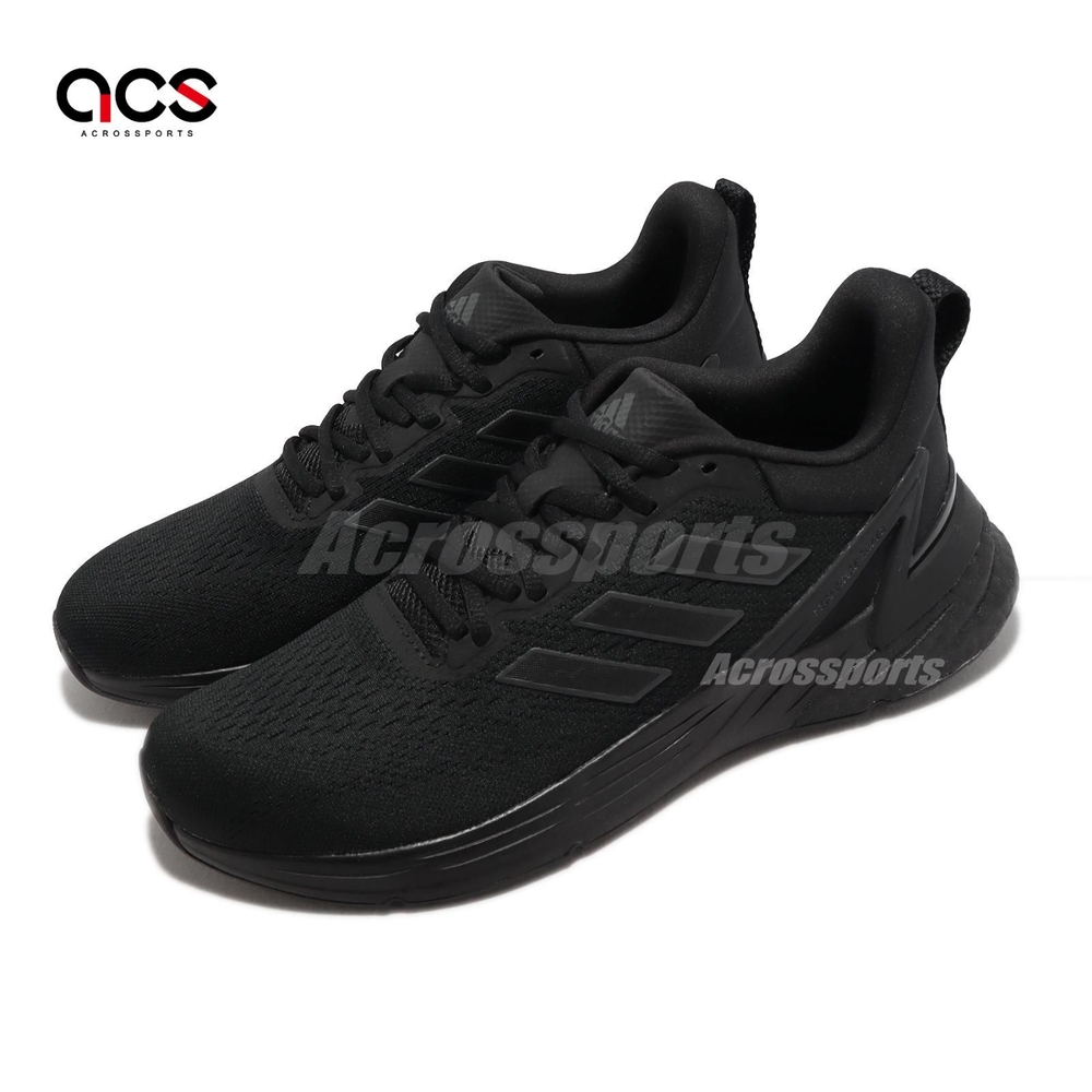 adidas 慢跑鞋 Response Super 2 男鞋 黑 全黑 緩震 Boost 路跑 運動鞋 愛迪達 H04565