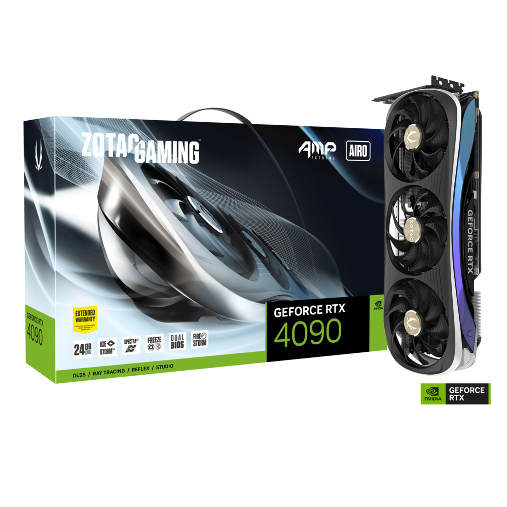 ZOTAC索泰 GAMING GeForce RTX 4090 AMP Extreme AIRO 顯示卡