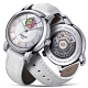 TISSOT 天梭 官方授權 Lady Heart 花朵鏤空機械女錶-珍珠貝x白/36mm T0502071711705 product thumbnail 1