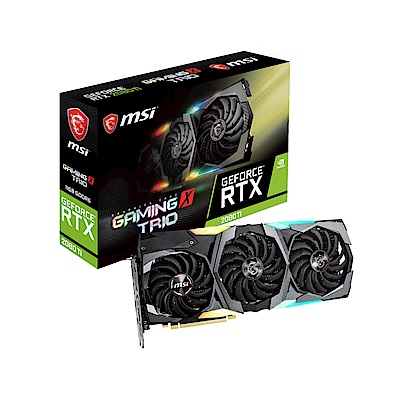 微星顯示卡 GeForce RTX 2080Ti GAMING X TRIO