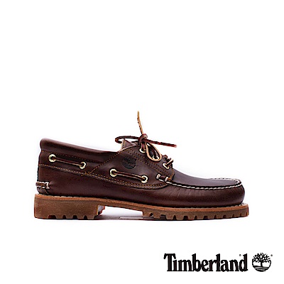 Timberland 男款深棕色手工縫製經典三孔帆船鞋 | 30003