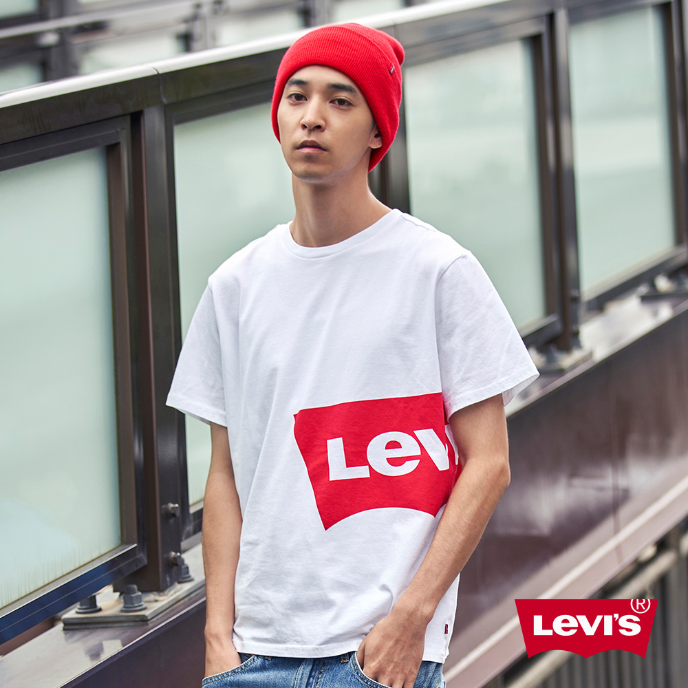 Levis 男款 短袖T恤 翻玩夏日Logo T 側邊大Logo