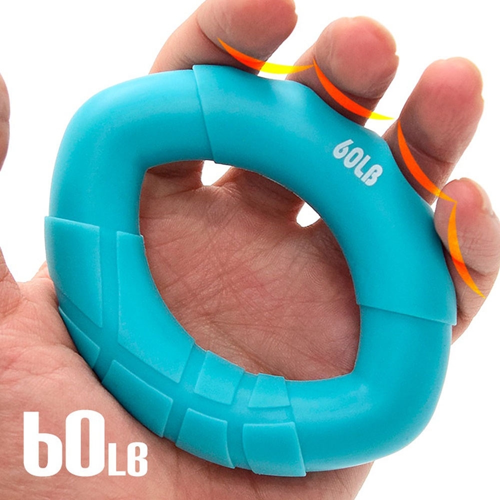 60LB矽膠握力器  橢圓握力圈  握力環