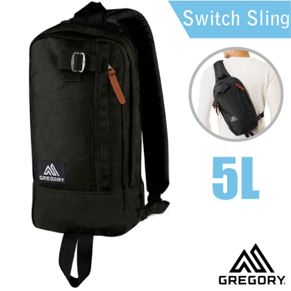 美國 GREGORY Switch Sling 單肩後背包5L_黑