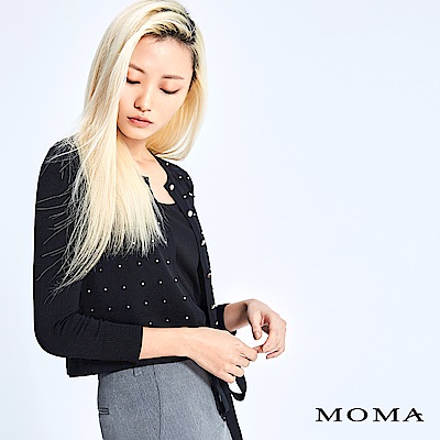 MOMA 縫珠針織外套