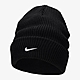 NIKE 帽子 毛帽 保暖 U NK PEAK BEANIE TC SWSH L 黑 FB6529-010 product thumbnail 1