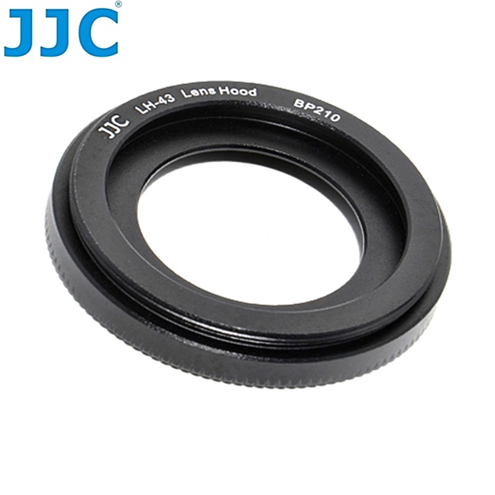 JJC副廠Canon佳能LH-43(螺牙式,金屬製,相容原廠EW-43遮光罩)適EF-M 22mm F2.0 STM