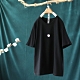 小雛菊刺繡短袖T恤寬鬆純棉內搭上衣-設計所在 product thumbnail 5