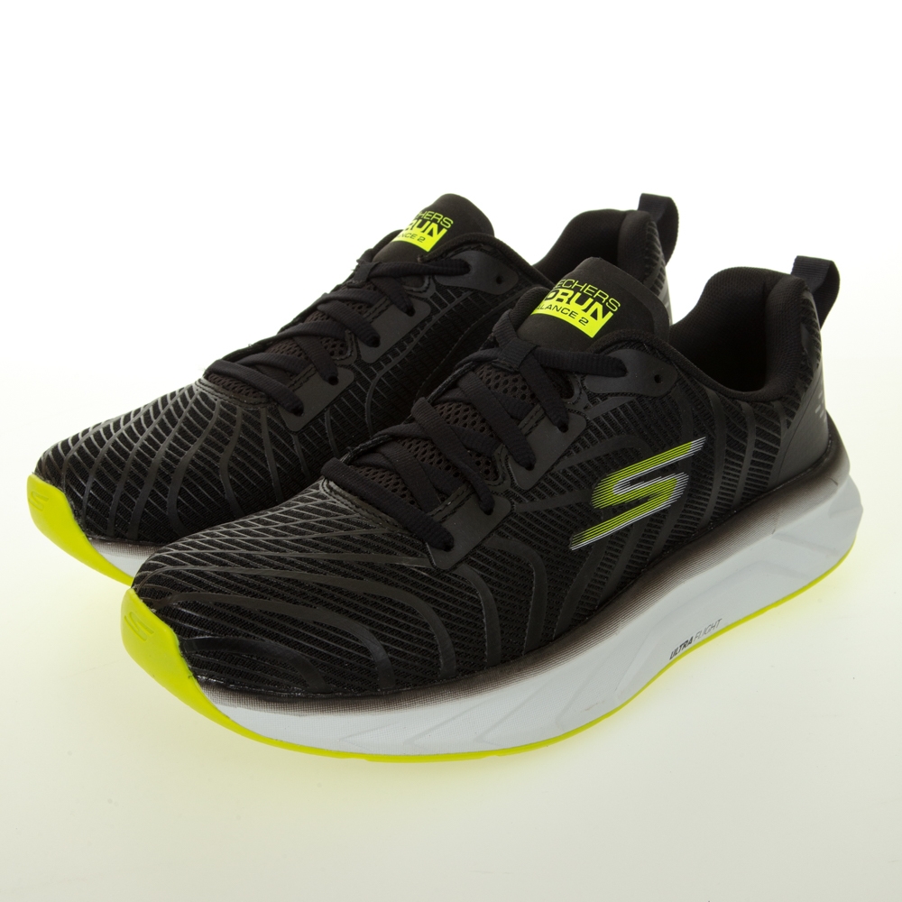 SKECHERS 慢跑鞋 男慢跑系列 GORUN BALANCE 2 固特異橡膠大底 - 246013BKLM