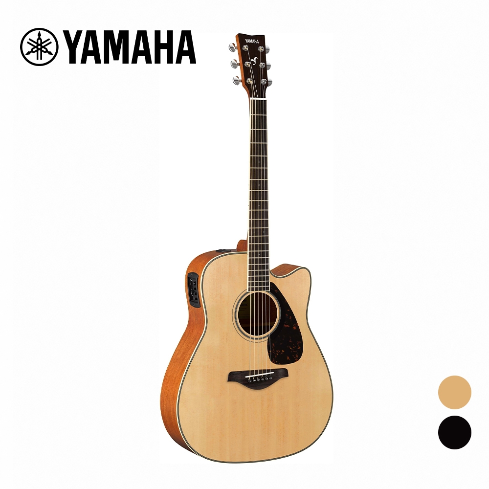 YAMAHA FGX820C NT/BL 面單板 電木吉他 原木/黑色