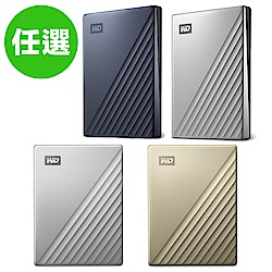 WD My Passport Ultra 2TB 2.5吋USB-C行動硬碟