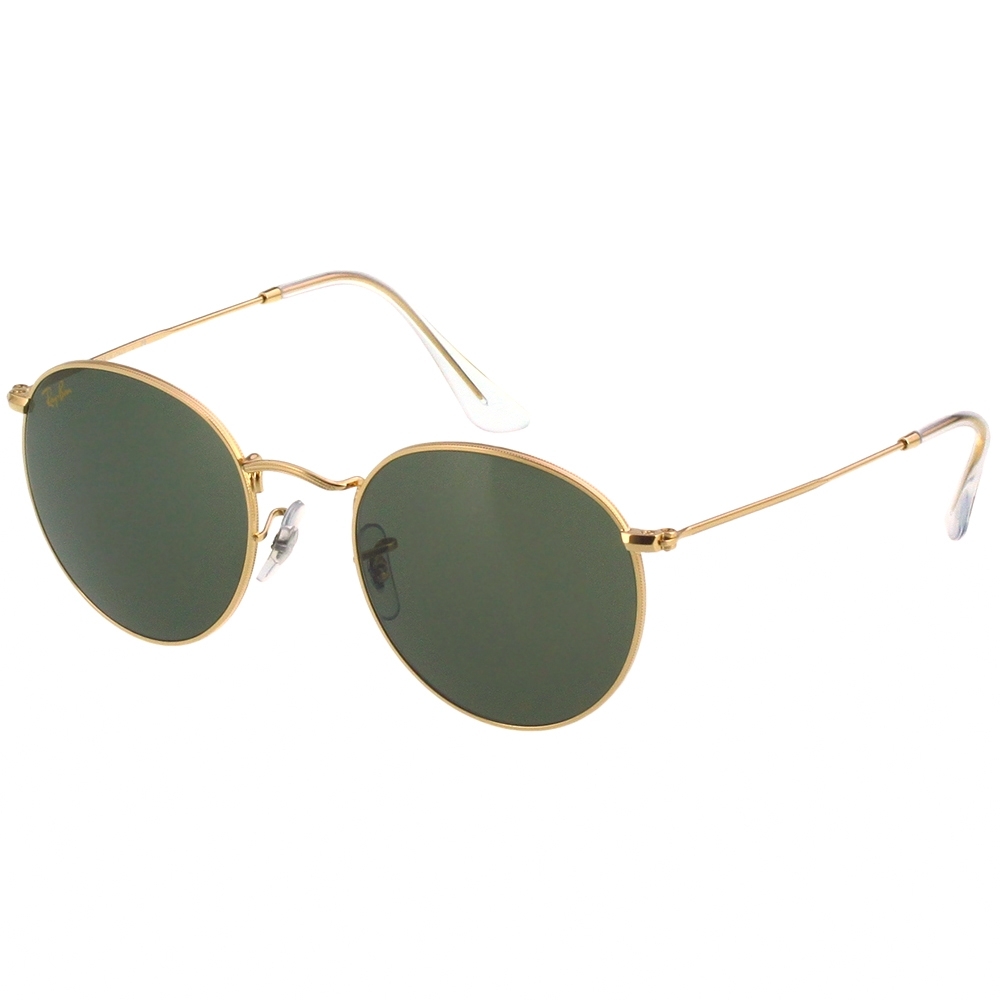 RAY BAN 復古圓面 太陽眼鏡(金色) RB3447