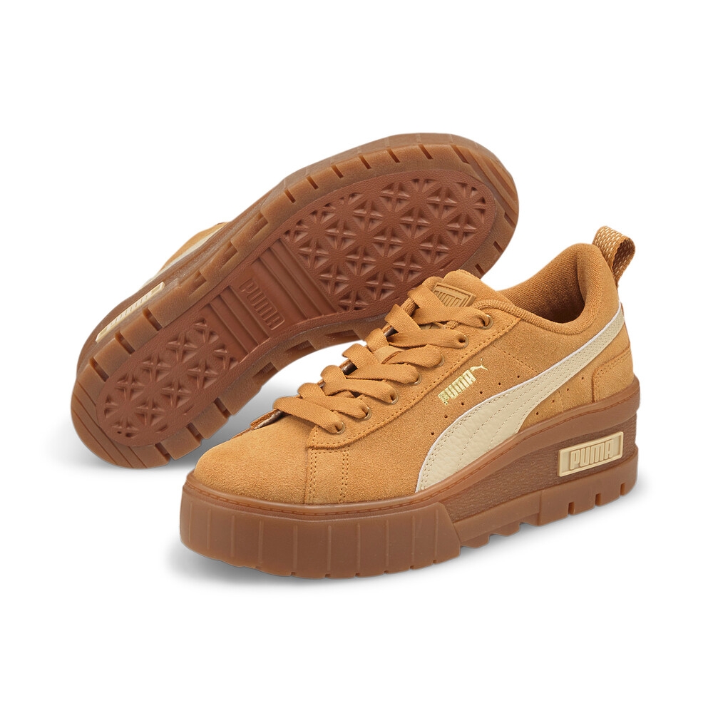 PUMA官方旗艦】Mayze Wedge Suede Wns 休閒運動鞋女性38674401 | 休閒