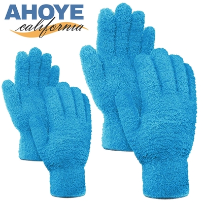 細纖維可水洗抹布清潔手套4入