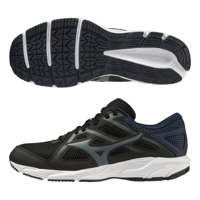 MIZUNO 美津濃 慢跑鞋 男鞋 運動鞋 緩震 一般型 SPARK 8 黑藍 K1GA230351