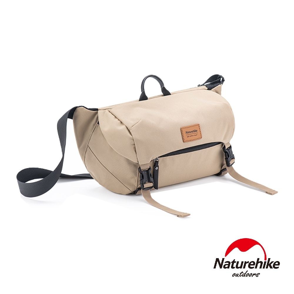 Naturehike Regen 5L休閒時尚戶外旅行防潑水單肩包 卡其色-急