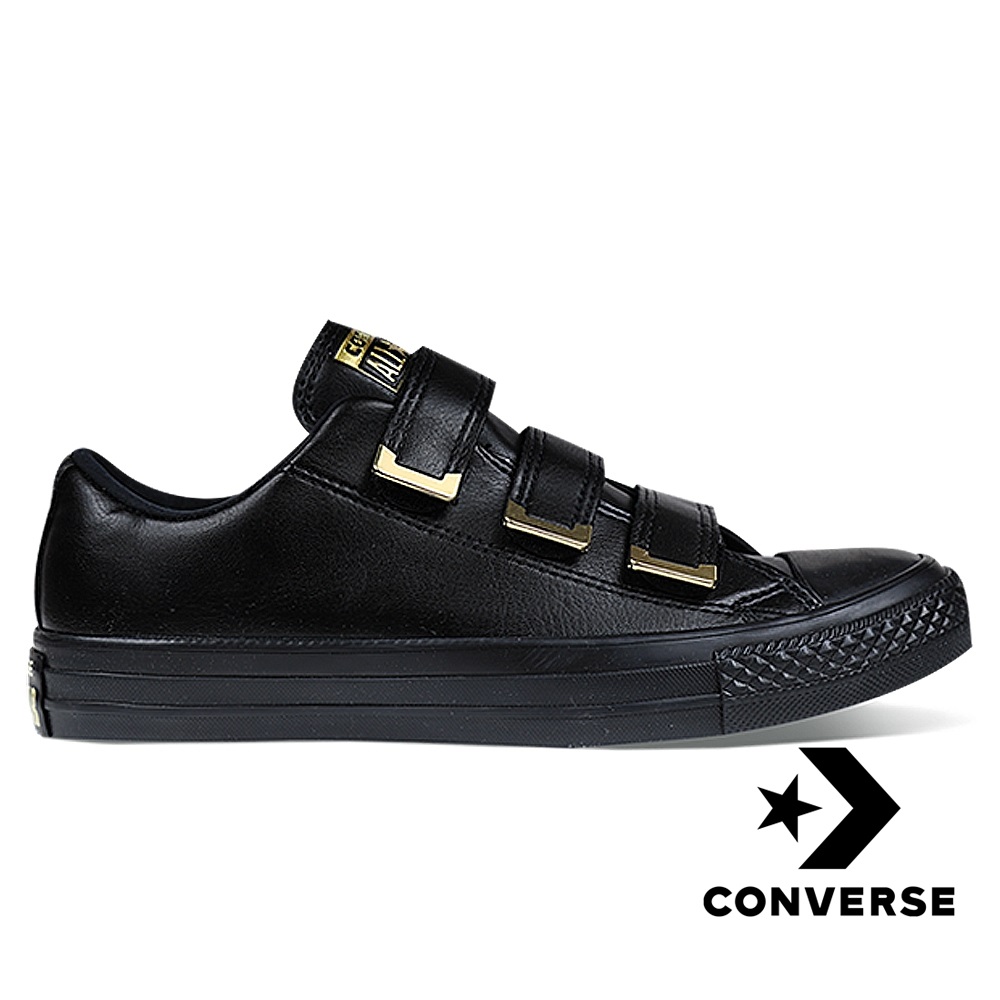 CONVERSE-All Star 3V OX女休閒鞋-黑| 低 