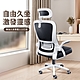 STYLE 格調 機能舒適美學座椅-加厚3D乳膠包覆坐墊高背人體工學椅電腦椅/辦公椅(活動式頭枕/扶手)(4色可選) product thumbnail 14