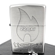 ZIPPO 日系~火焰商標圖案蝕刻加工打火機(鎳古美款) product thumbnail 1