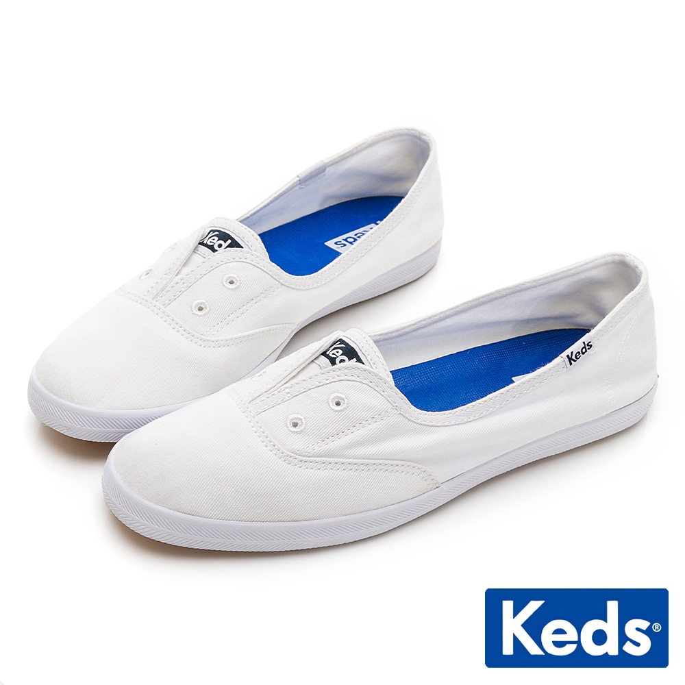 Keds CHILLAX MINI 舒適輕量娃娃鞋-白