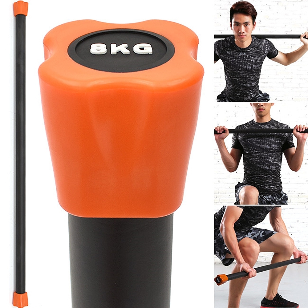 BODY BAR有氧健身8KG體操棒 (長桿120CM跳操平衡棒/重量棒形體棒韻律棒/塑形棍塑身棍8公斤)