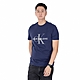 Calvin Klein 經典印刷LOGO文字短袖T恤-深藍色 product thumbnail 1