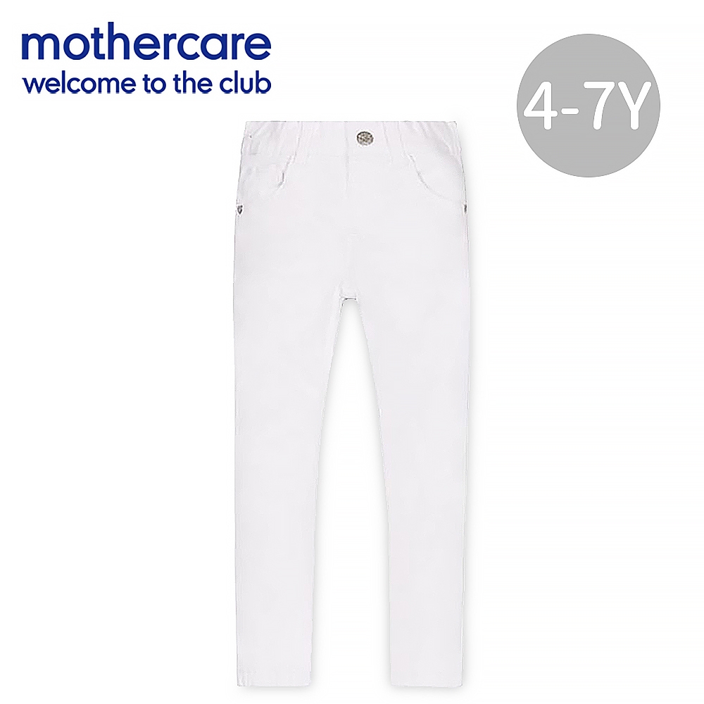 mothercare 專櫃童裝 修長白色牛仔褲/長褲 (4-7歲)