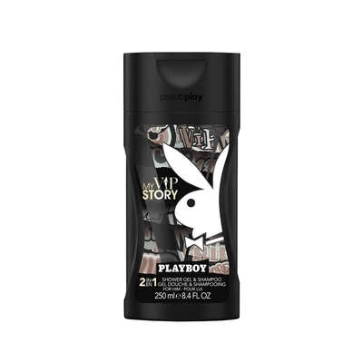 PLAYBOY 大人物傳奇經典男性保濕香水2合1洗髮沐浴膠 250ml