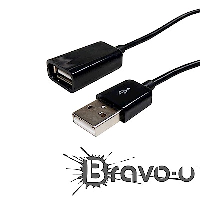 Bravo-u 1M USB 2.0 G.手機充電傳輸延長線