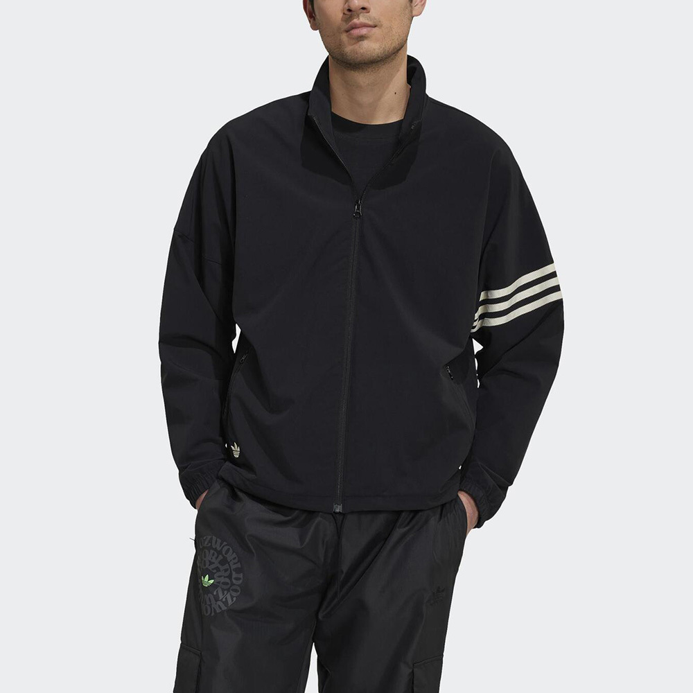 Adidas New C Tracktop [HM1868] 男 外套 運動 休閒 經典 國際版 立領 舒適 黑