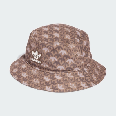 adidas 愛迪達 帽子 漁夫帽 運動帽 遮陽帽 三葉草 monogram bucket 棕 iu0044