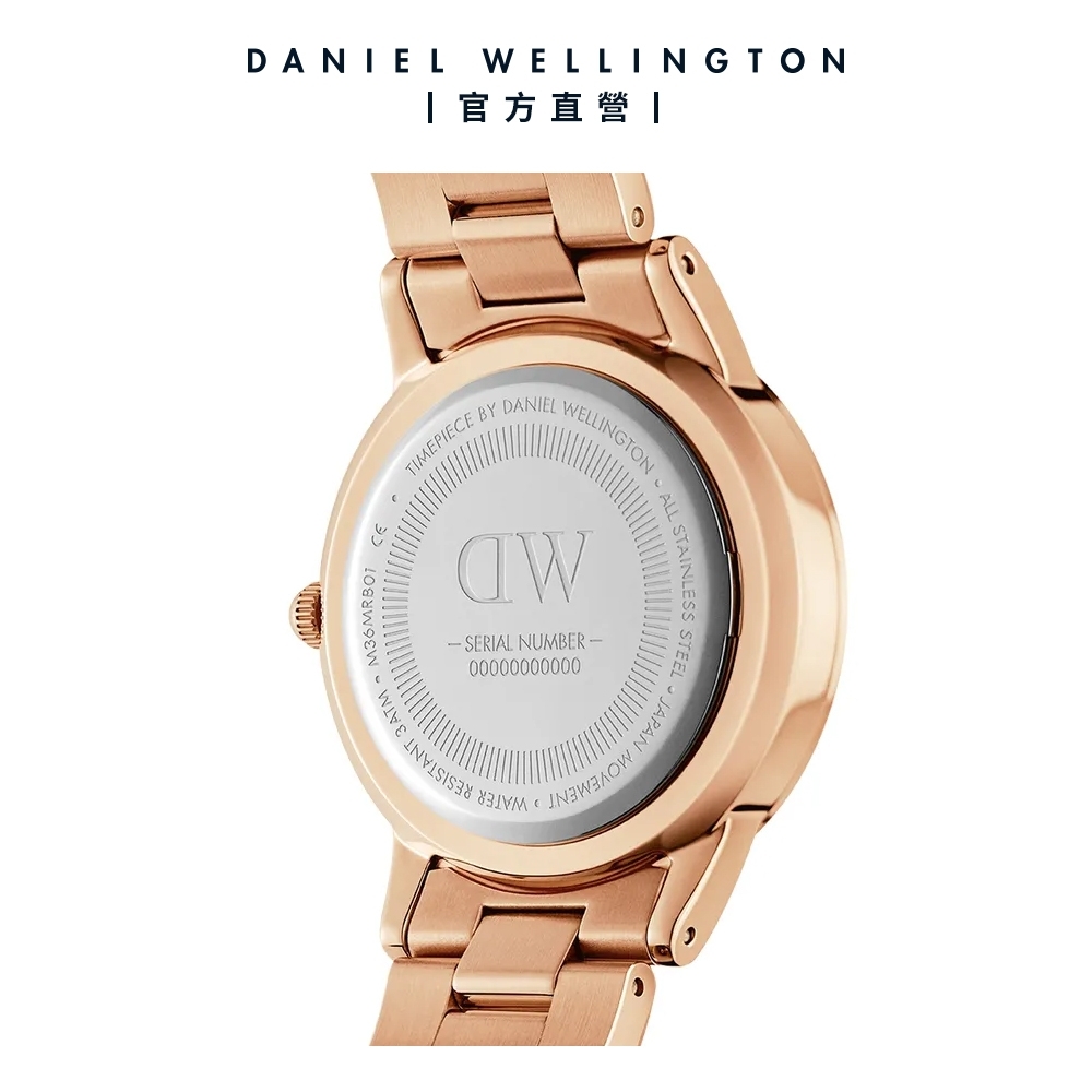 Daniel Wellington DW 手錶ICONIC LINK UNITONE 28mm精鋼錶-特調玫瑰金