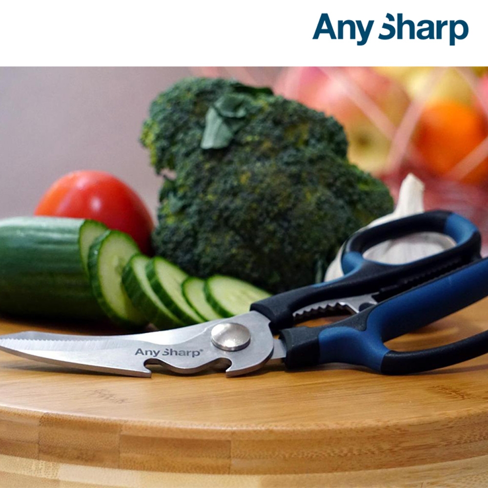 AnySharp 5合1多用途料理剪刀 / 藍+黑