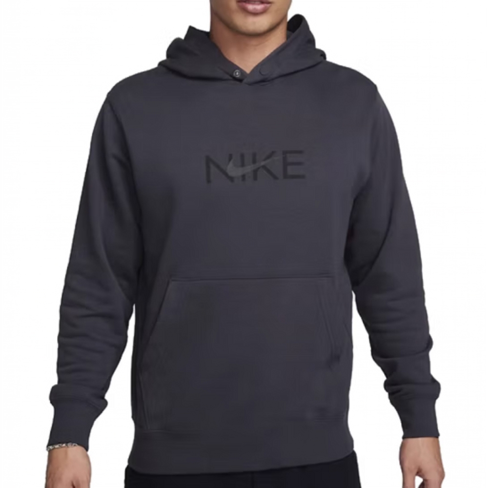 NIKE 上衣 男款 長袖上衣 帽T 運動 AS M NSW HOODIE PO FT I2SP 灰 FZ4765-060