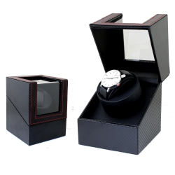 【Winders365】小精靈PLUS自動腕錶上鍊機/機械錶動力儲存裝置(碳纖維黑色)