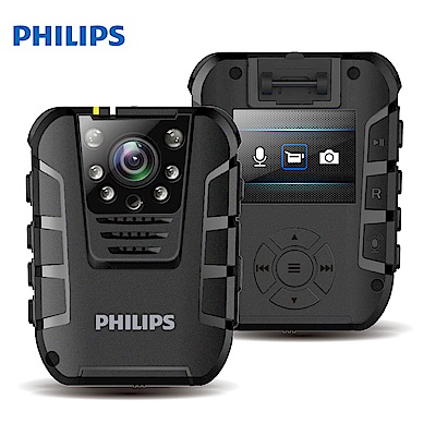 【PHILIPS】1080P防水夜視微型攝影機/密錄器