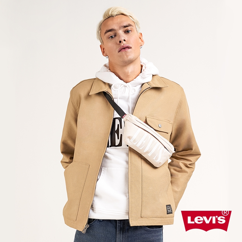 Levis 男款 卡其鋪棉外套 復古工裝風 內袋設計 春夏形象款