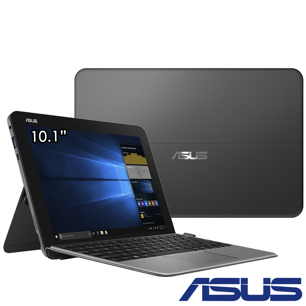 ASUS T103 10吋四核平板筆電(x5-Z8350/64G/4G/0.84kg/灰)