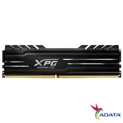 威剛  XPG D10 DDR4  3200 8GB 超頻 記憶體(黑色散熱片)