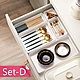 【荷生活】加厚款可疊加桌面化妝品收納盒 餐具抽屜分類盒整理盒-SetD product thumbnail 1