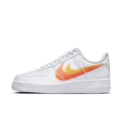 NIKE AIR FORCE 1 07 男運動休閒鞋-白黃橘-FJ4228100